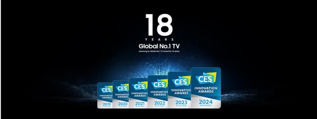 Samsung er nummer 1 TV-merke i 18 år