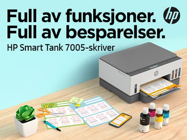 HP Smart Tank 7005-printer - Full av funksjoner. Full av besparelser.