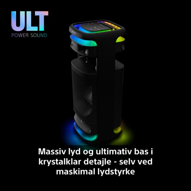 Sony ULT TOWER 10 - massiv lyd og ultimativ bas i krystalklar detalje