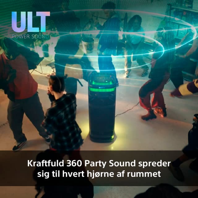 Sony ULT TOWER 10 - kraftfuld 360 grader party sound