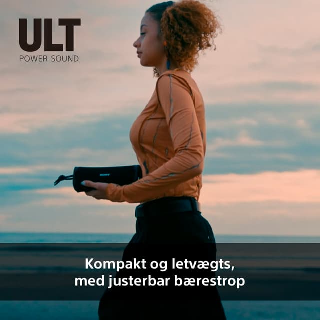 Sony ULT FIELD 1 - kompakt og letvægts, med justerbar bærestrop