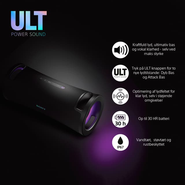 ULT Field 7 - Funktioner