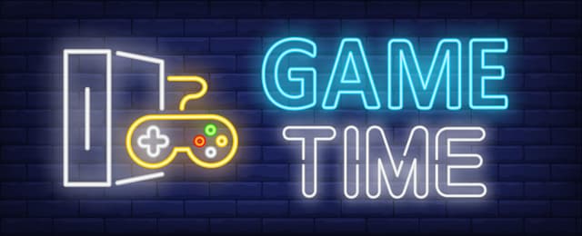 Spillkonsollguide - Game time banner