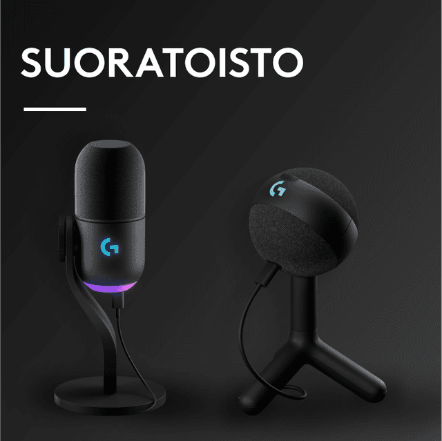 Logitech G -suoratoistoratkaisut viiveettömään striimaukseen
