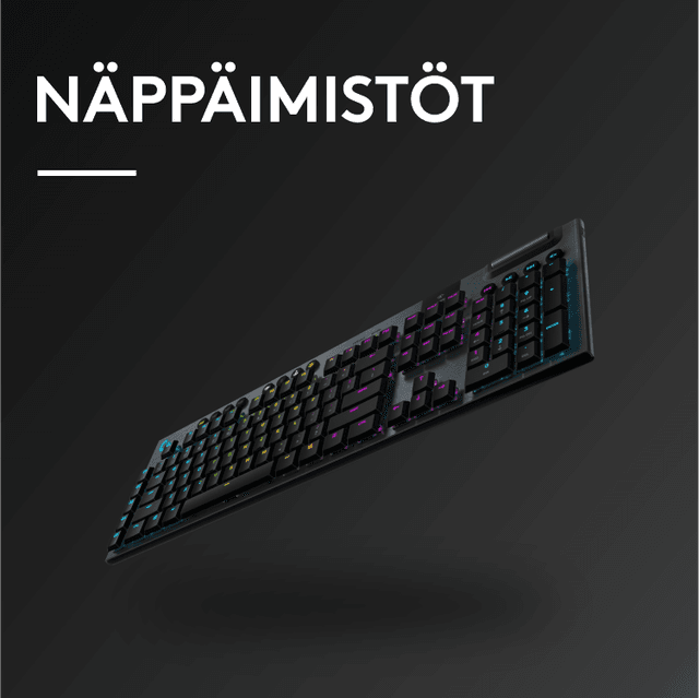 Logitech G -näppäimistöt gaming-käyttöön