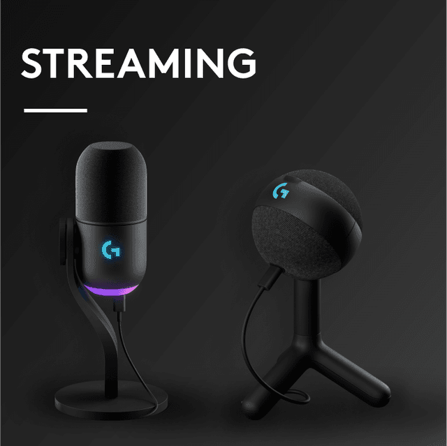 Logitech G-løsninger til streaming med lav latens