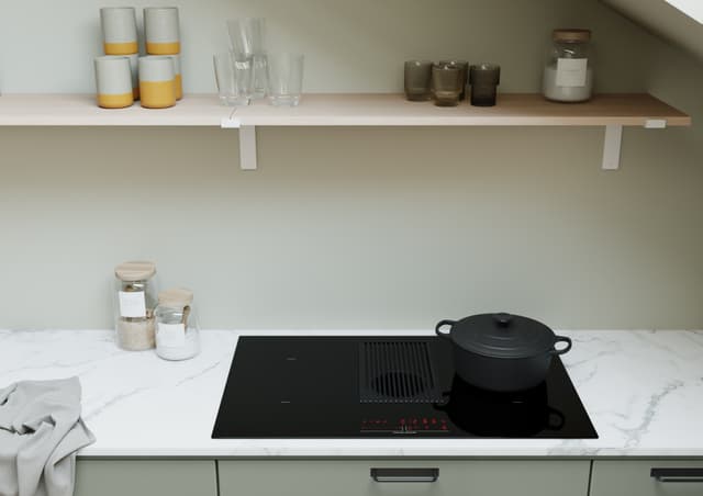 Epoq kitchen hob with pot