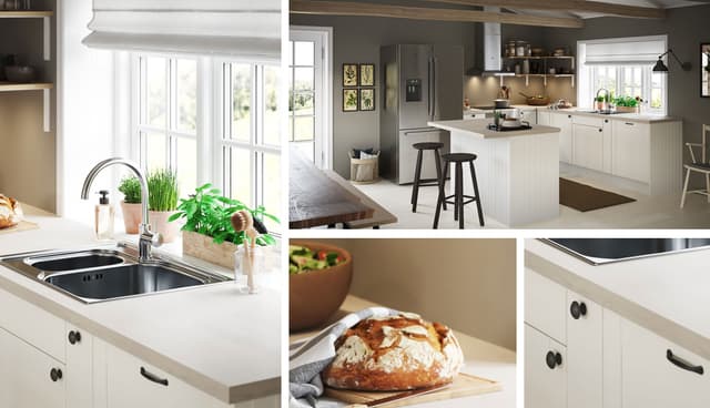 Epoq - Classic kitchen - Collage with classic Epoq kitchens - 4 images