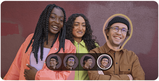 Google Pixel 8a Beste bilde-funksjonen i bruk