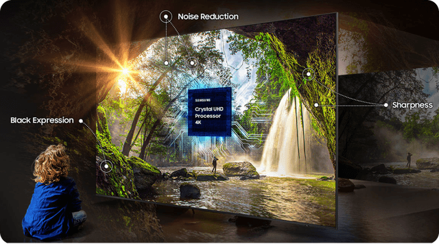 Samsung-televisio Supersize Picture Enhancer -teknologialla