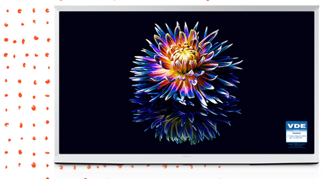 Samsung The Serif lifestyle TV with Quantum Dot technology