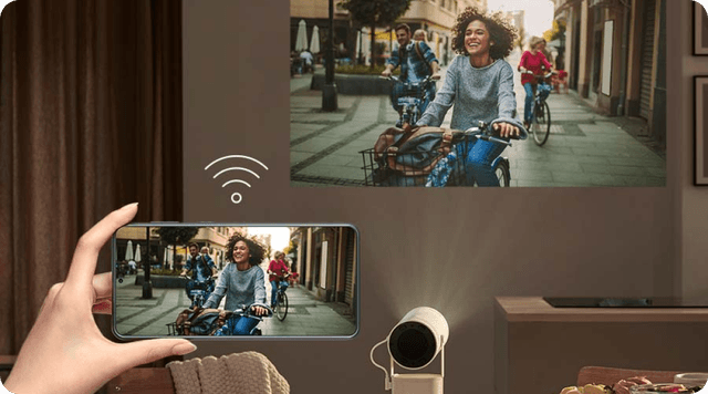 Samsung The Freestyle med enkel wifi-tilkobling