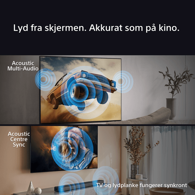 Sony Bravia 7 TV med Acoustic multiaudio -lydteknologi