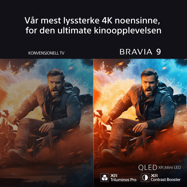 Sony Bravia 9 har skarp 4K bilde for den ultimate kinoopplevelsen