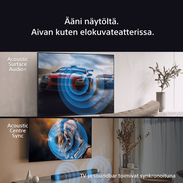 Sony Bravia 8 tuottaa elokuvateatteritasoisen äänen