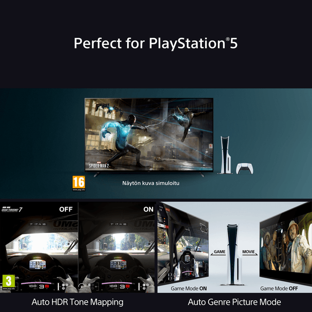 Sony Bravia TV ja PlayStation 5