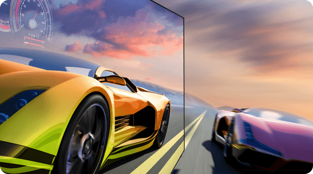 Samsung-televisio ja Motion Xcelerator 144Hz