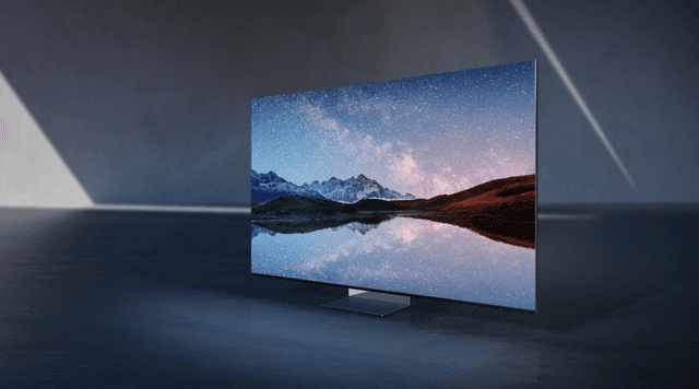 Samsung Neo QLED -televisio QN900D ohuella Infinity Air Design -ulkonäöllä