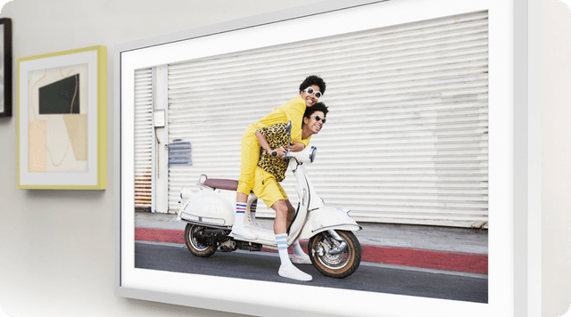 Samsung Lifestyle TV boasting Modern Frame Design
