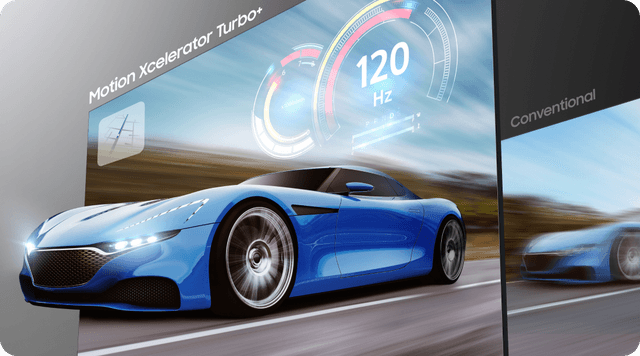 Samsung QLED TV with Motion Xcelerator Turbo+