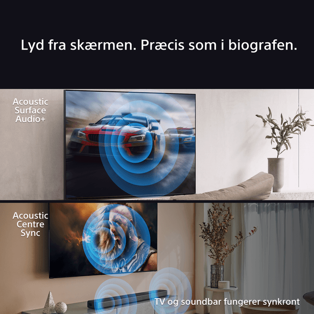 Sony Bravia 8 TV leverer filmisk lydkvalitet