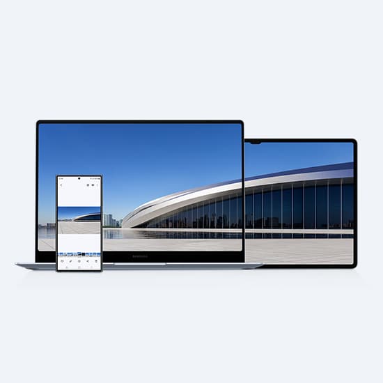  Samsung Galaxy book, telefon og nettbrett som er koblet til Samsung Galaxys økosystem