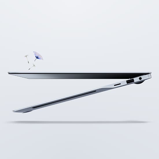 Samsung Galaxy Book4 Edge med et syltynt og lett design