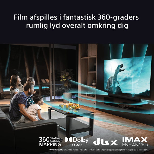 Sony Bravia Theatre Bar med 360 graders rumlig lyd