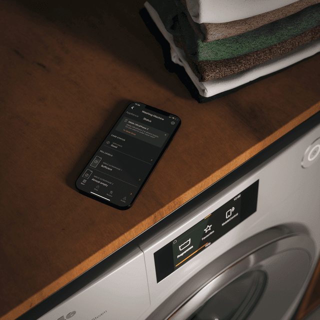 Miele@home-appen som lar deg styre vaskemaskinen med smarttelefonen din