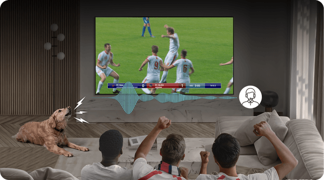 Samsung TV tilbyr detaljert lyd