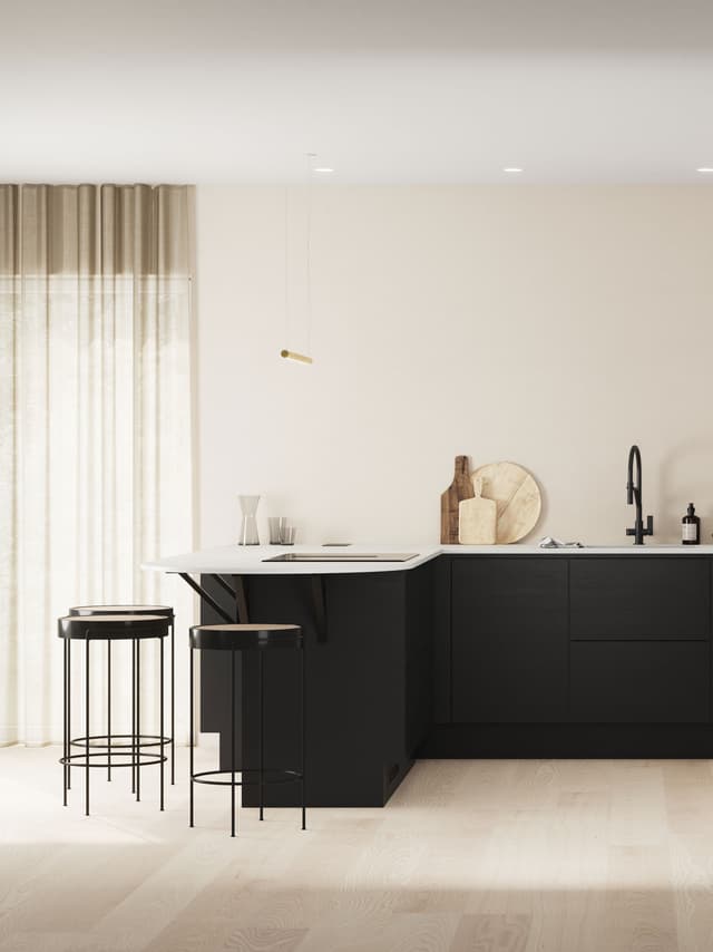Epoq - Moderni keittiö - Epoq Black Matt -keittiö