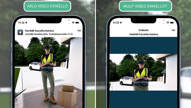 Arlo - Video-ovikello - Katselukulma päästä varpaisiin