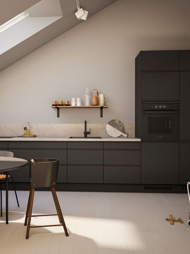 Moderne køkken: EPOQ Integra black