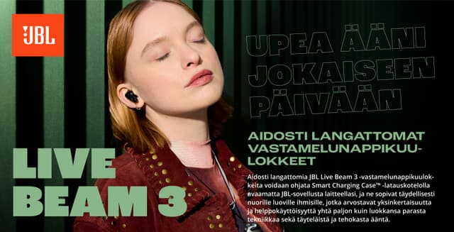 JBL Live Beam 3 -nappikuulokkeet