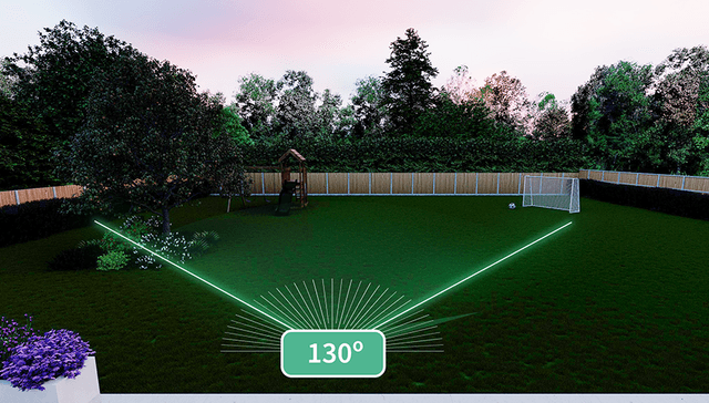 Arlo - Essential Outdoor -valvontakamera - Laaja 130 asteen näkökenttä