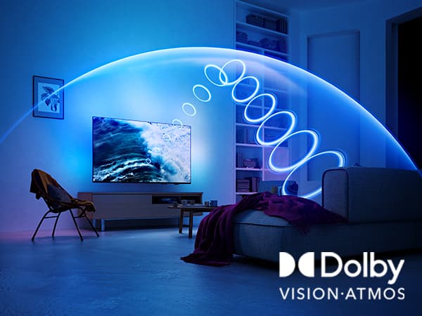 Philips TV - Design - OLED 759 TV ja Dolby - Elokuvatasoinen kuva ja ääni