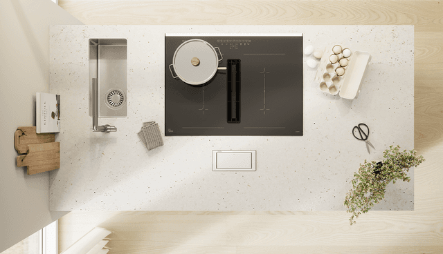Epoq kjøkken - Silestone Lime Delight benkeplate