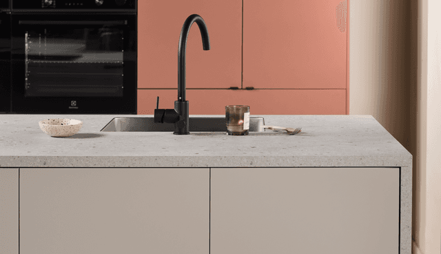 Epoq køkken - Laminat Cento bordplate