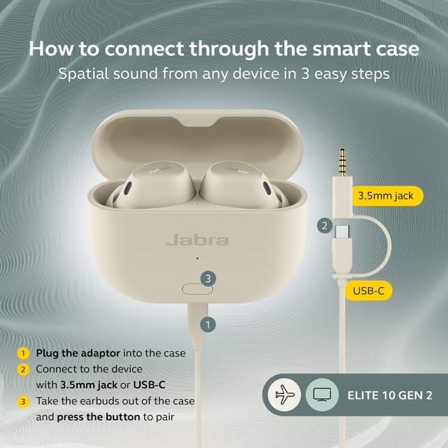 Jabra Elite 10 Gen 2 - Smart case explainer 1x1