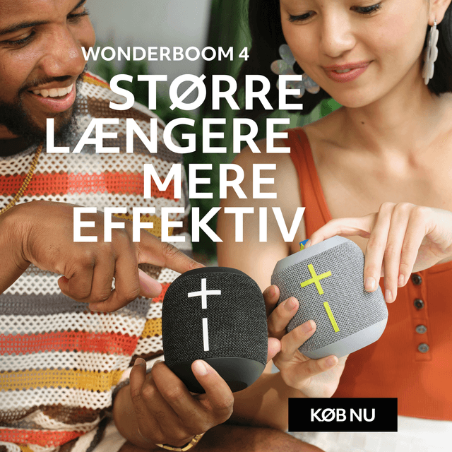 Ultimate Ears Wonderboom 4 højttaler er større, længere, mere effektiv