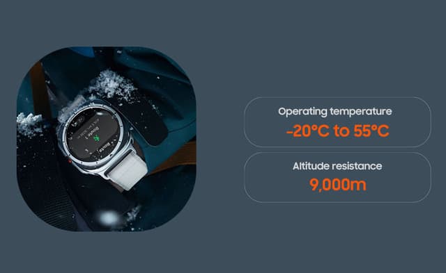 En fjellklatrer har en Galaxy Watch Ultra på håndleddet