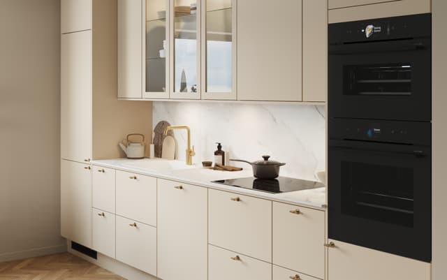 Epoq kjøkken fra kjøkkenserien Trend i fargen Soft Beige