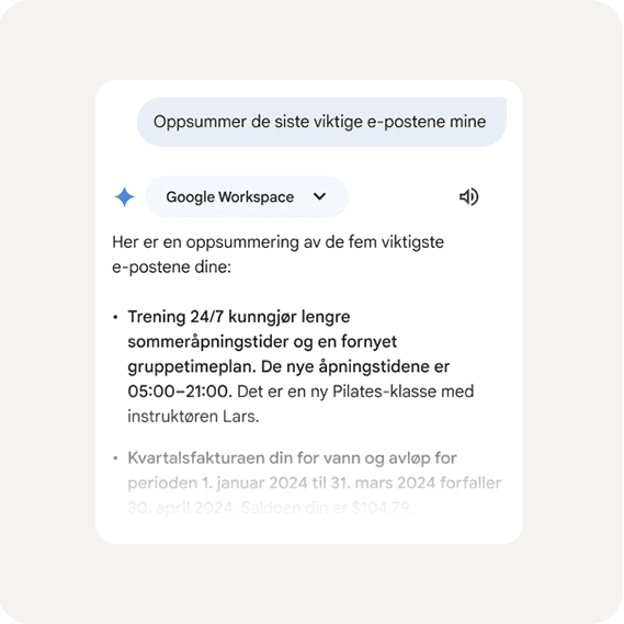 Gemini og Google document