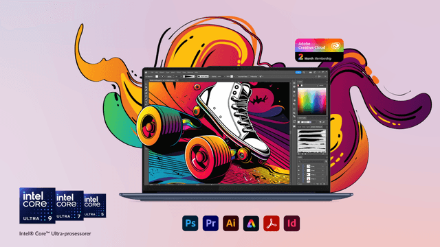 Lenovo Yoga med Adobe Creative Cloud