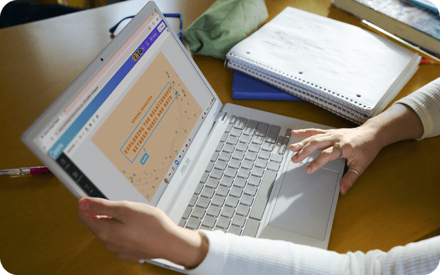 Chromebook makes it easy to switch between work and play