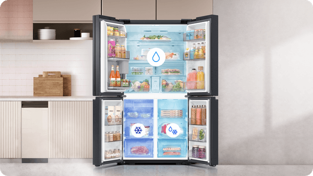 Samsung-kombiskap med TripleCooling