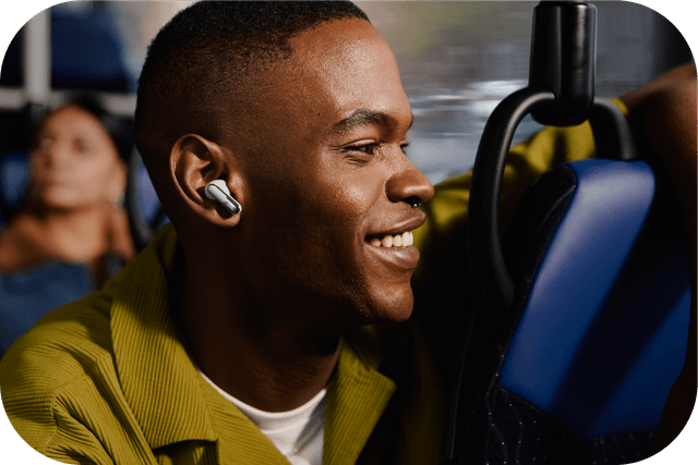 JBL - Ørepropper - Live Flex 3-ørepropper med 6 mikrofoner for perfekte samtaler du styrer selv