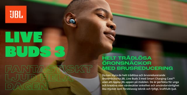 JBL - Earbuds - Live Buds 3 - Top banner_SE