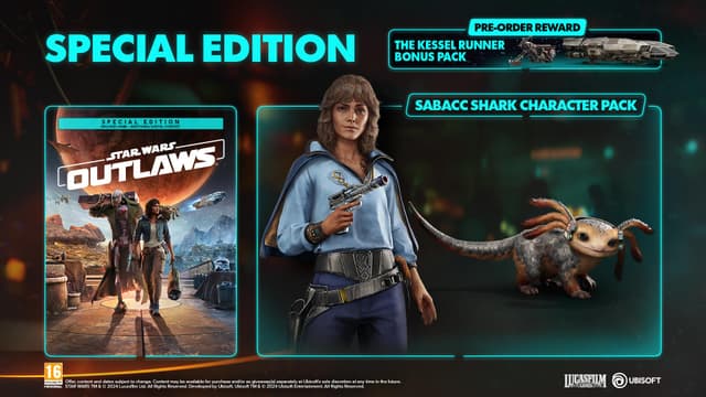 Produktbilde av innhold av Star Wars Outlaws - Special Edition