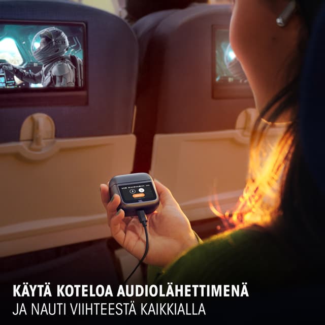 JBL - Tour Pro 3 -nappikuulokkeet - Käytä koteloa audiolähettimenä